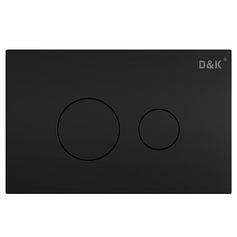 Панель смыва D&K DB1029025 чёрный