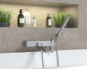 Смеситель для ванны Paini F1 F1CR111LMKM хром