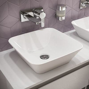 Столешница IDEAL STANDARD CONNECT AIR E0852B2 ДСП 44,2х120,4см glossy white + matt white