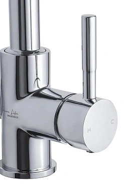 Смеситель для кухни Maxonor PL4390 поворотный излив хром