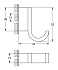 Крючок GROHE Selection 41039GL0 золото