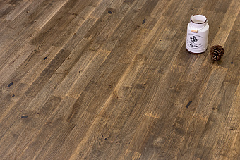 Паркетная доска Upofloor ART DESIGN дуб OAK GINGER BROWN MATT 30119081A8204112 2266х188х14мм 3,41кв.м 3-полосная