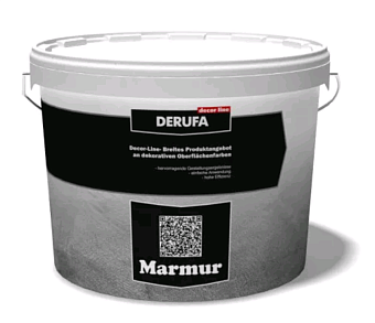 Декоративное покрытие DERUFA Marmur Эффект сланцевого каменя и натурального самана 15кг