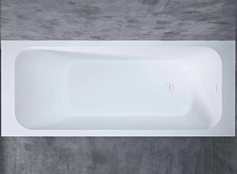 Ванна каменная SALINI ORLANDO 102122M S-Stone матовая 180х80см встраиваемая