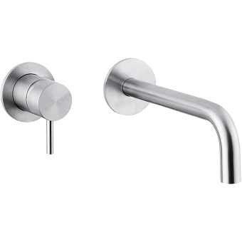 Смеситель для раковины Huber Lynox LX002510D1 нержавеющая сталь