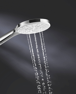 Ручной душ GROHE Rainshower SmartActive 26544LS0 белый/хром