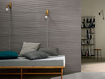 Настенная плитка MARAZZI ITALY Materika MMFW Wave Struttura Beige 40х120см 2,4кв.м. матовая