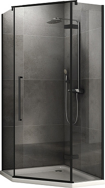 Угловое ограждение Abber Ewiges Wasser AG05080B 195х80см стекло прозрачное