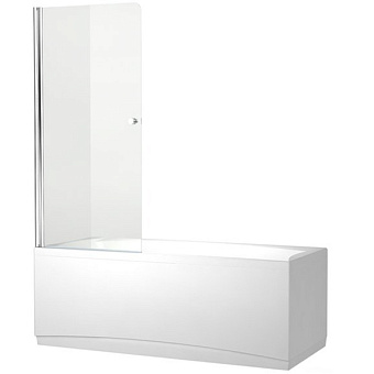 Стеклянная шторка на ванну AQUANET Alfa 196050 135х75см