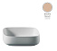 Раковина накладная ArtCeram Cognac COL009 62 00 56х41см