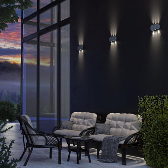 Светильник фасадный Novotech STREET 358560 6Вт IP54 LED темно-серый