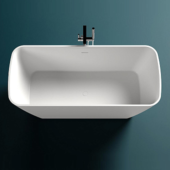Ванна каменная SALINI AGATHA 100221M S-Stone матовая 180х81см отдельностоящая