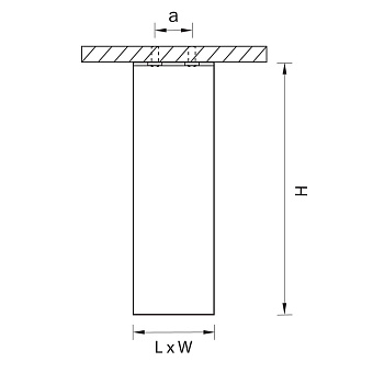 Светильник потолочный Lightstar RULLO 216397 50Вт GU10