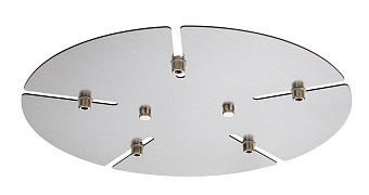 Основание для светильника CRYSTAL LUX Потолочная база D350-5 Nickel никель