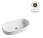 Раковина накладная ArtCeram Cognac COL005 49 00 68х35см