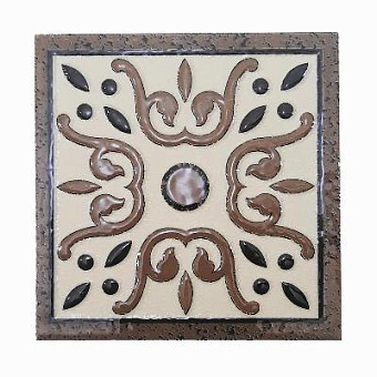 Вставка Роскошная мозаика ВК 203 коричневый 8х8см 0,288кв.м.