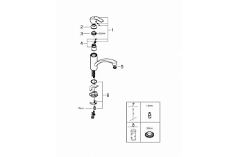 Смеситель для кухни GROHE Eurosmart 33281DC2 поворотный излив Суперсталь