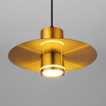 Светильник подвесной Eurosvet Disсо 50155/1 LED бронза 9Вт LED