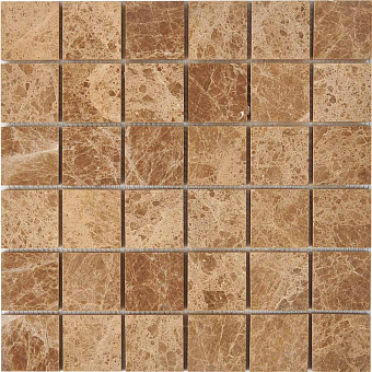 Мозаика PIXEL Каменная PIX223 Light Emperador мрамор 30,5х30,5см 0,93кв.м.