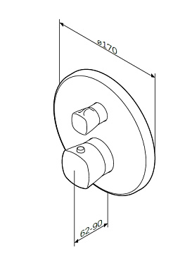 Смеситель для душа AM-PM Spirit 2.1 F71A75600 хром