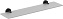 Полка в ванную прямоугольная IDEAL STANDARD IOM A9124XG 1-ярусная 13,8х52см чёрный матовый
