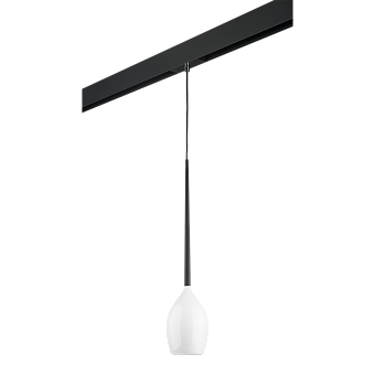 Трековый светильник Lightstar Meta d'uovo PRO807110 40Вт E14 белый для однофазного трека