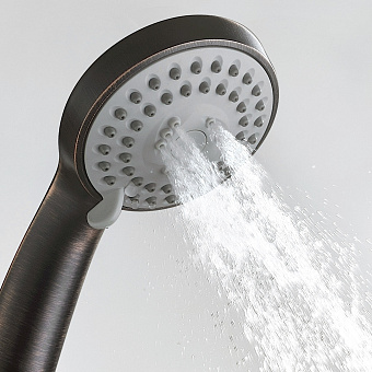 Ручной душ WASSERKRAFT Isar 1300 A051 тёмная бронза