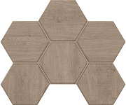 Керамическая мозаика ESTIMA Classic Wood Mosaic/CW02_NR/25x28,5/Hexagon Heagon 25х28,5см 0,071кв.м.