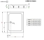 Душевой поддон RADAWAY Laros SLD91017-01 100х90см