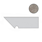 Плинтус Atlas Concord Италия Marvel Pro ADX7 Grey Fleury Battiscopa Sagomato SX 30х7,2см 0,259кв.м.