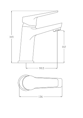 Смеситель для раковины ESKO MURANO MR 26 хром