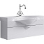 Тумба с раковиной AQWELLA Broadway Brw.01.10/001/W 55х110х51см