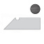 Плинтус Atlas Concord Италия MEK AMQS Dark Battiscopa Sag. Scala Dx 30х7,2см 0,259кв.м.
