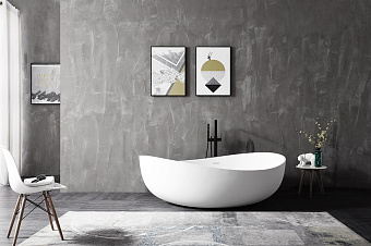 Ванна акриловая Abber AB9239 180х110см отдельностоящая