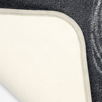 Коврик для ванной WASSERKRAFT Eidar BM-3302 75х45см серый