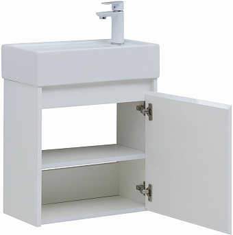 Тумба под раковину подвесная AQUANET Nova Lite 298853 25,2х49х47,7см