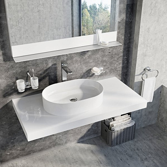 Раковина накладная RAVAK Ceramic XJX01155001 55х37см