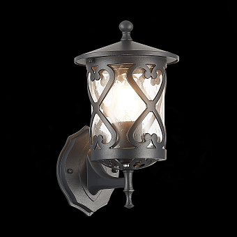 Светильник фасадный ST Luce LORNE SL085.401.01 60Вт IP44 E27 чёрный