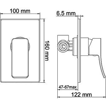 Гигиенический душ WASSERKRAFT Aller A106157 хром