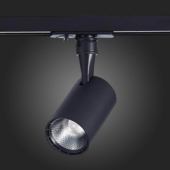 Трековый светильник ST Luce CAMI ST351.436.10.36 10Вт LED матовый чёрный для однофазного трека