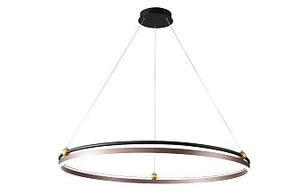 Люстра подвесная CRYSTAL LUX FERNANDO FERNANDO SP88W LED D1000 COFFEE/BLACK 88Вт 1 лампочек LED