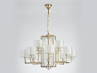 Люстра подвесная Newport 4400 4408+4/C gold 60Вт 12 лампочек E14