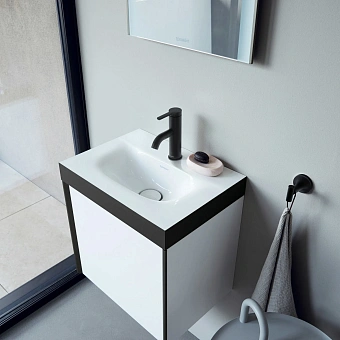 Смеситель для раковины Duravit C.1 C11010001046 чёрный матовый