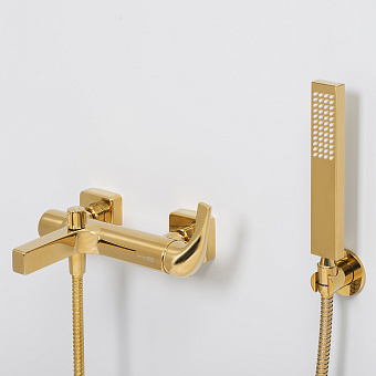 Смеситель для ванны WASSERKRAFT Sauer 7101 золото