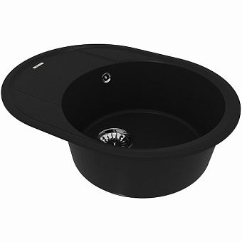 Мойка кухонная LEMARK LACHA 620 9910049 47х62см антрацит