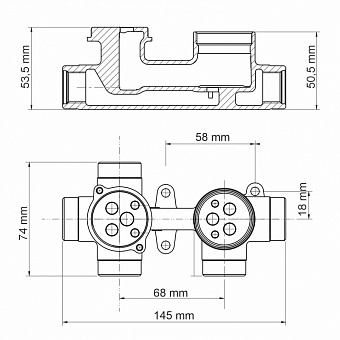 Смеситель для душа WASSERKRAFT Aisch 5571 матовое золото
