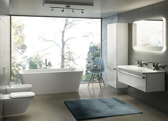 Пенал напольный IDEAL STANDARD TONIC II R4316WG 35х60х173,5см lacquered white glossy