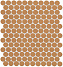 Керамическая мозаика FAP CERAMICHE Color Now fMTY Curcuma Round Mosaico 32,5х29,5см 0,575кв.м.