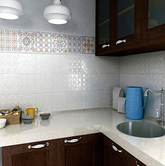 Бордюр KERAMA MARAZZI 151 Белый матовый карандаш 1,5х20см 0,12кв.м.