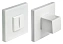 Фиксатор MORELLI SIMPLE MH-WC-S6 W белый